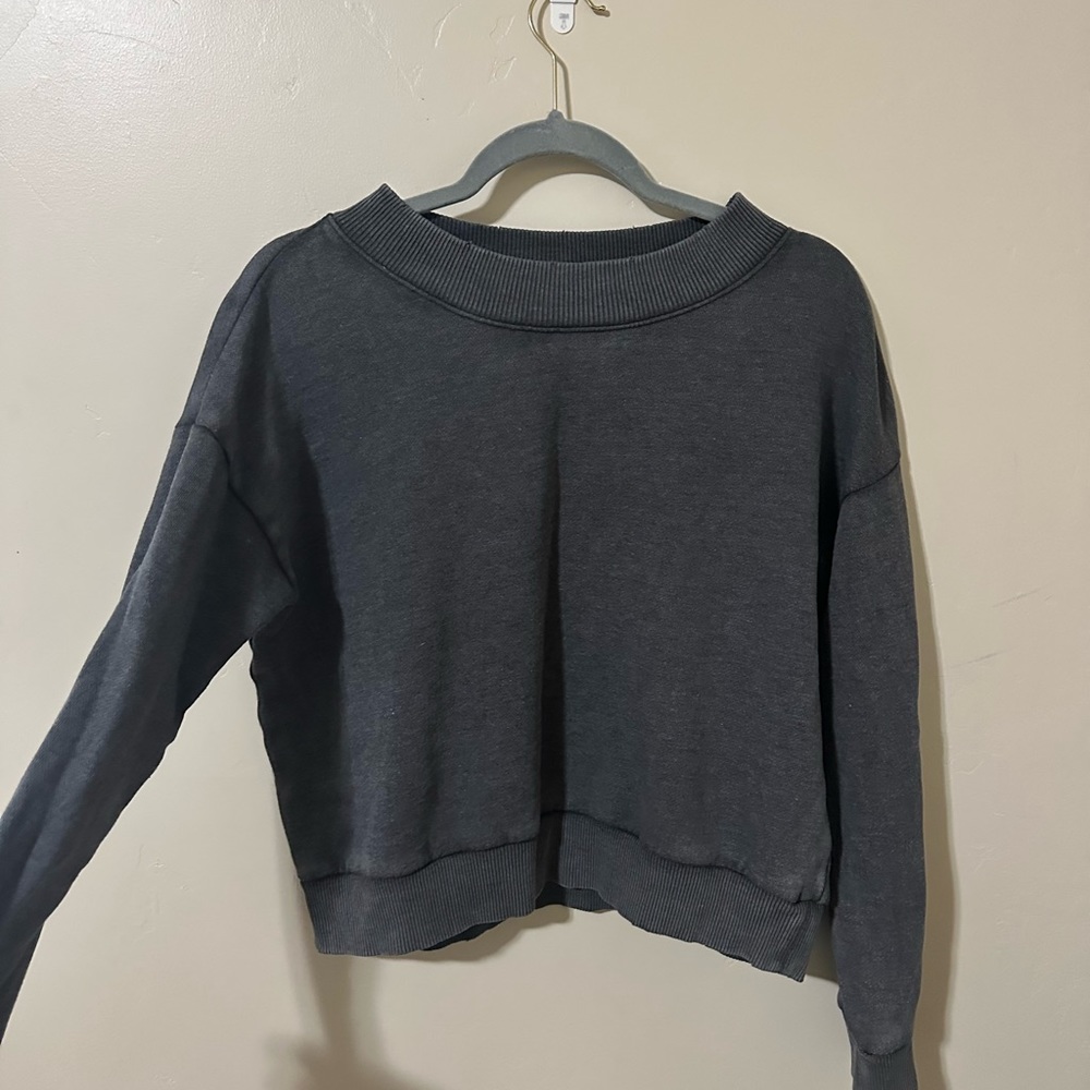 Cropped Aerie Crewneck